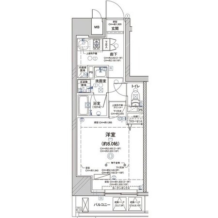 ディアレイシャス大須赤門通本町の物件間取画像